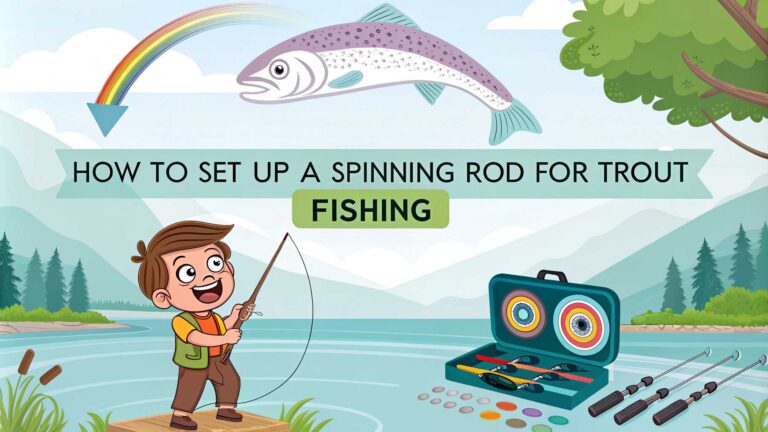 HOW TO SET UP A SPINNING ROD FOR TROUT FISHING