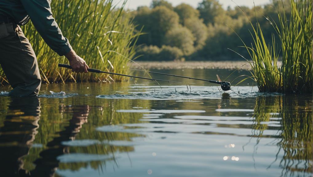 Selection of baits for crappie fishing in shallow areas