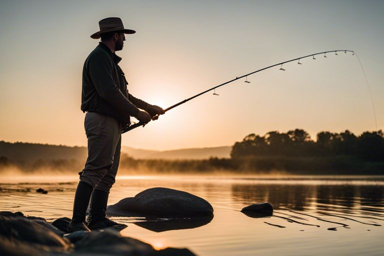 Detailed view of Sage XP rod components
