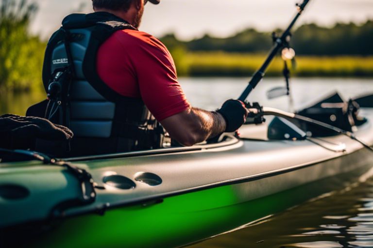 Homemade kayak anchor trolley system