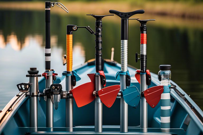 DIY kayak rod holder made from PVC pipe
