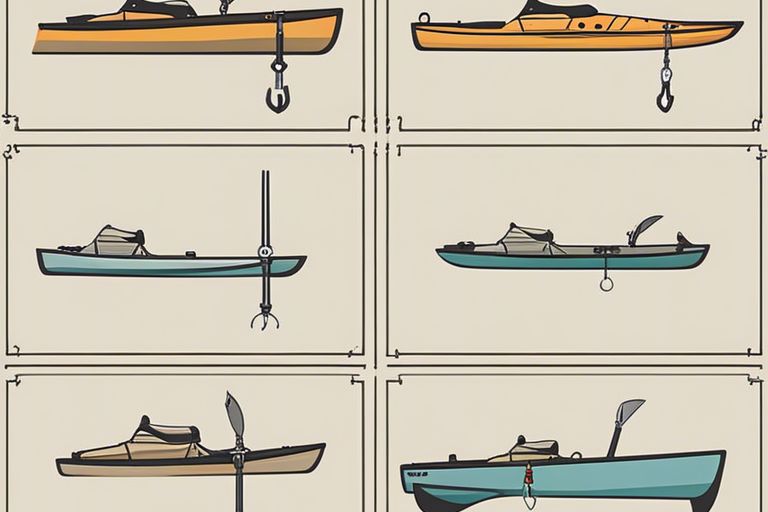 Different types of kayak fishing anchors