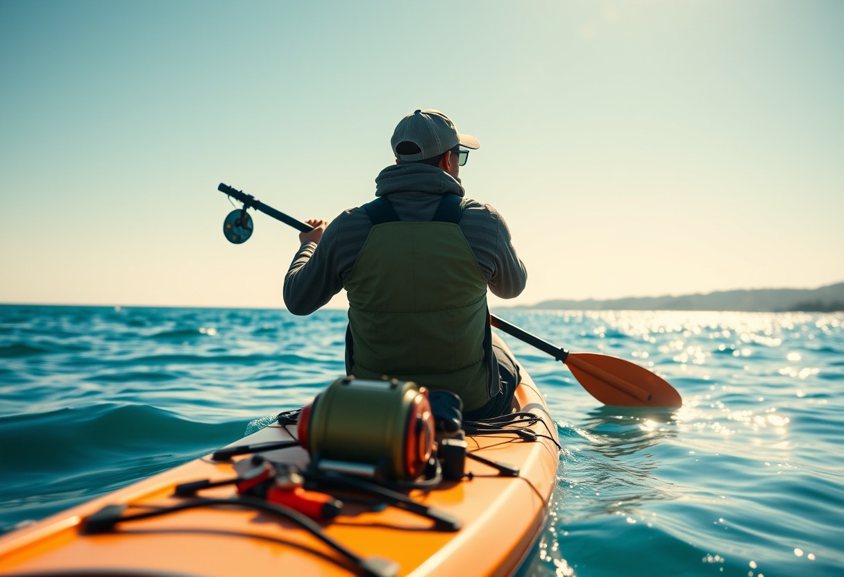 Successful Kayak Fishing Catch