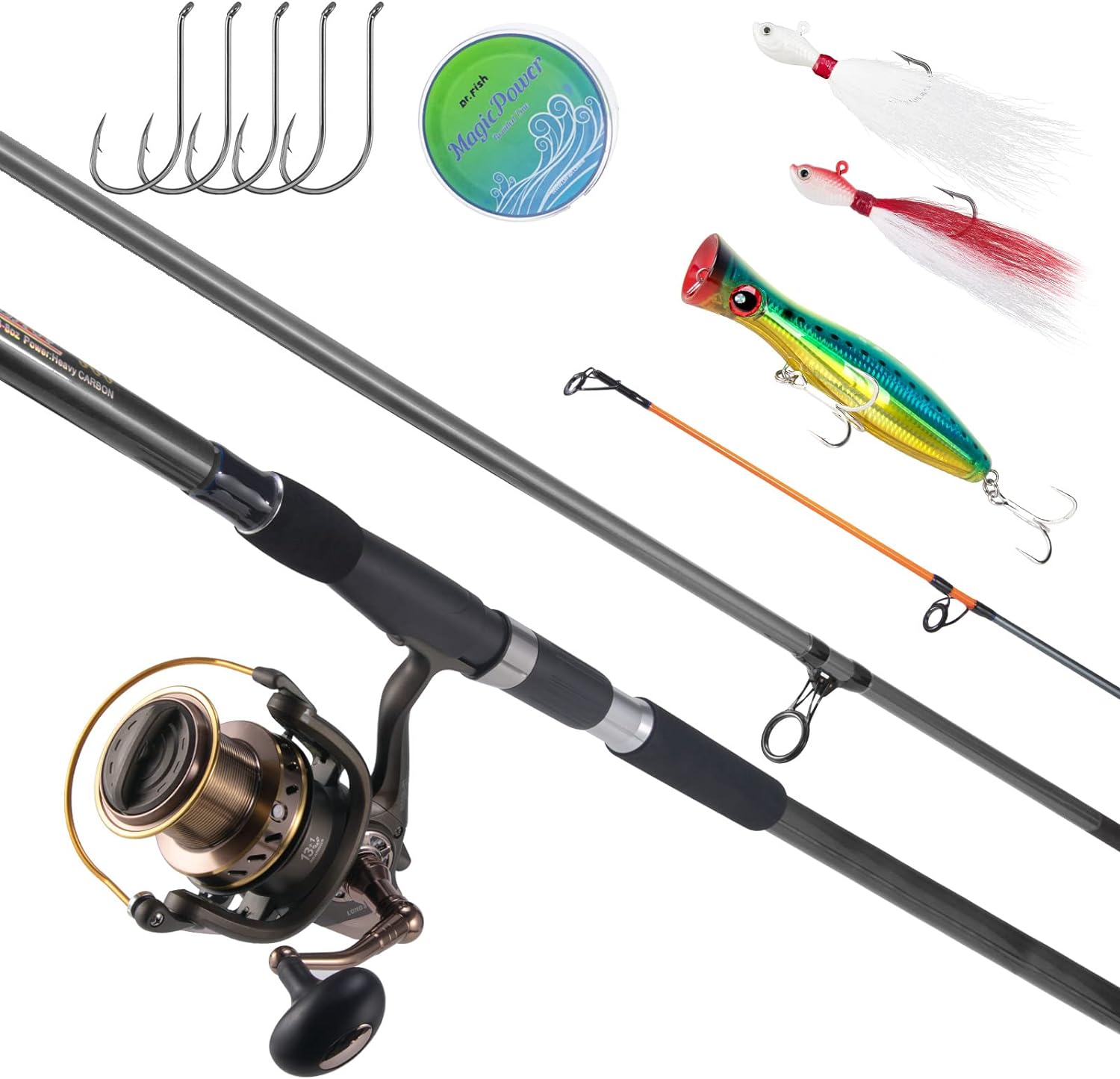 Durable fishing rods for shore
