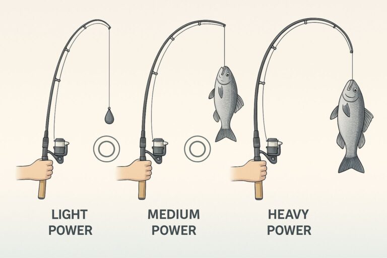 Fishing Rod Action and Power
