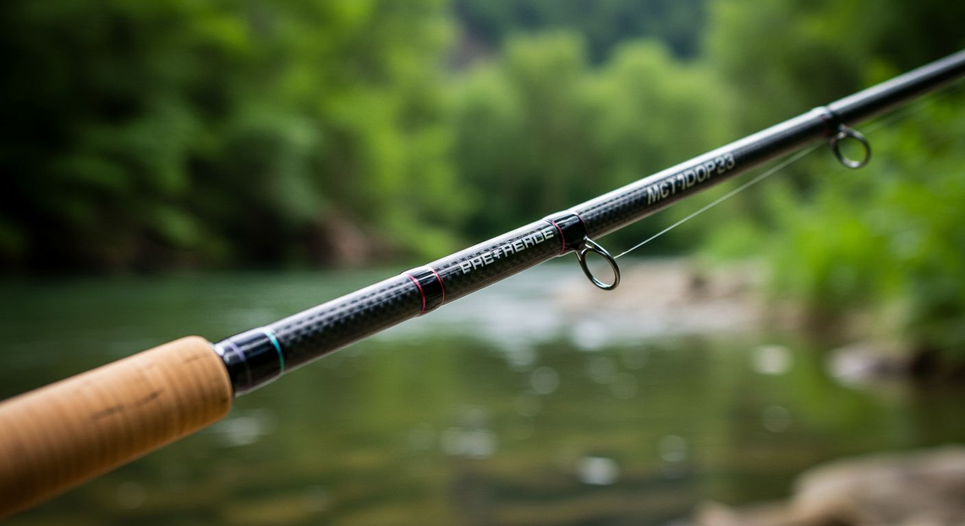 Modern composite fishing rod