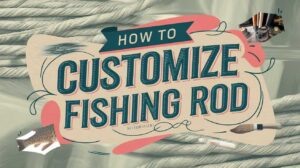 Professional angler customizing a fishing rod with specialized tools and components for better fishing performance