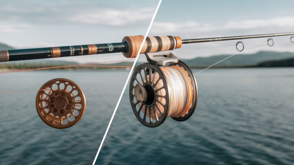 Techniques for spooling different fishing line types on spinning and baitcasting reels