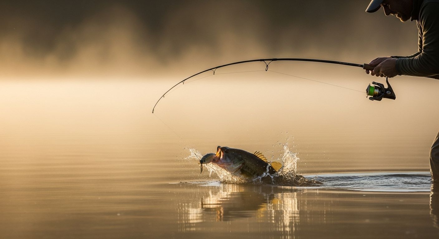 Topwater Fishing: Rod Action Impact on Surface Lures
