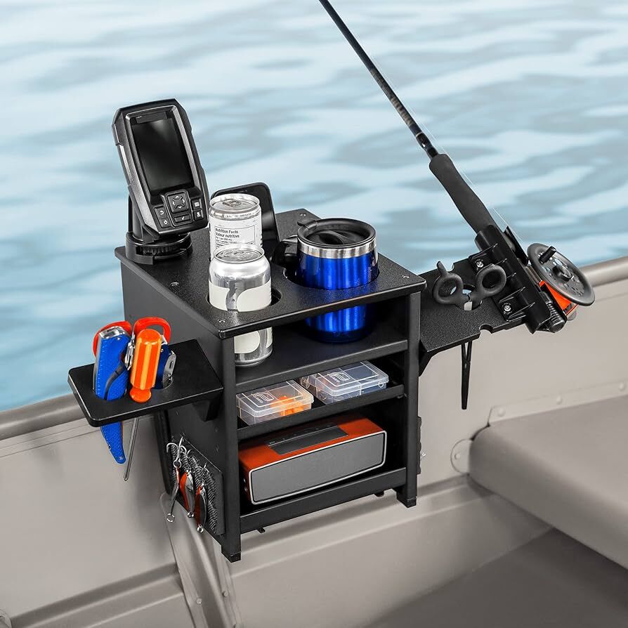 Boat rod storage organization system